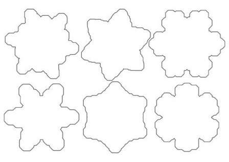 pattern for snowflakes