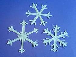 Simple paper snowflake