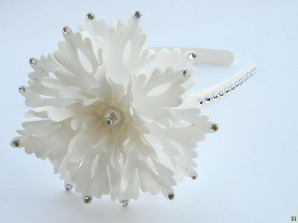 Snowflakes from foamiran photo and master class