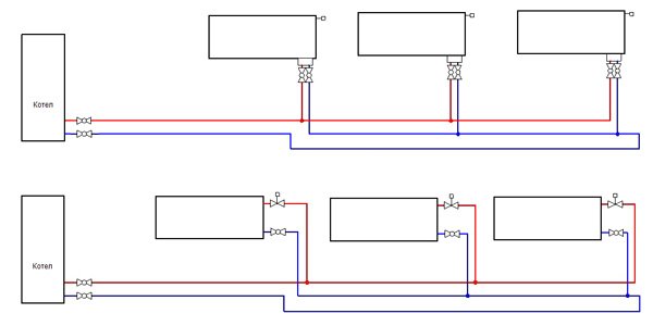 wiring diagram for Tihelman heating radiators