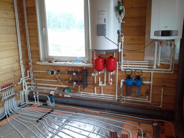 Underfloor heating from a gas boiler: how to connect, diagrams, gas consumption