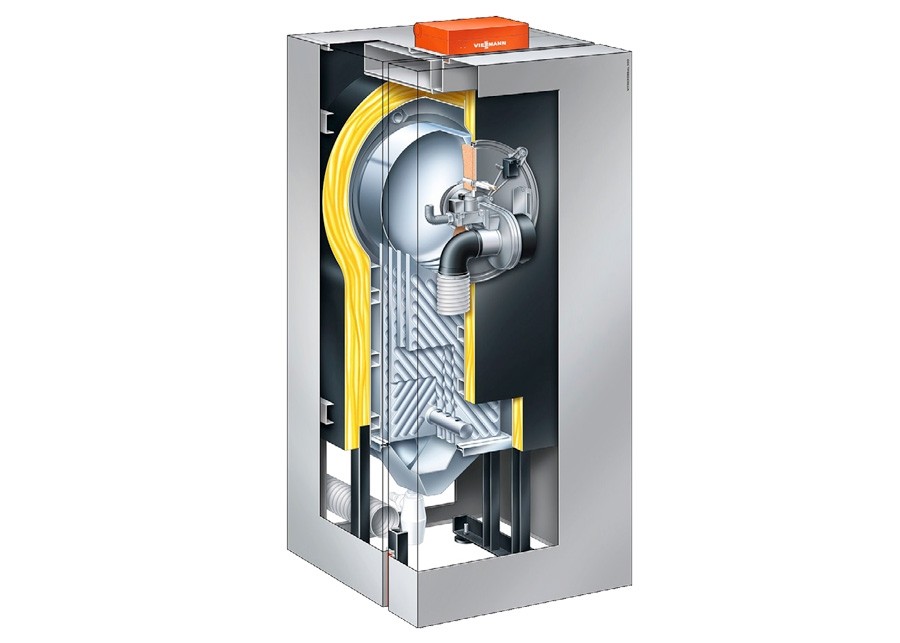 Condensing gas boiler