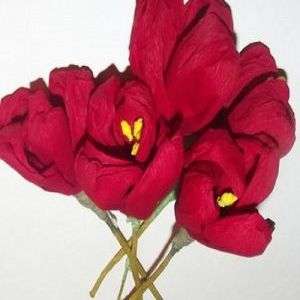 Try adding stamens inside the flower. They can be bought at a hardware store or made from black and yellow corrugated paper.