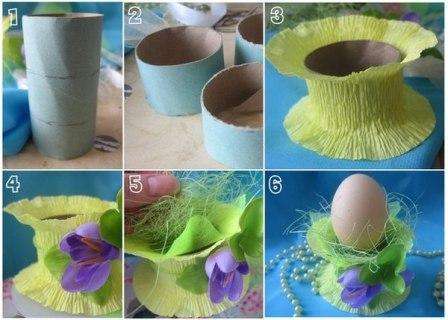In order to give Easter eggs, you need to take care of their packaging. It is best to make your own basket or Easter tree.