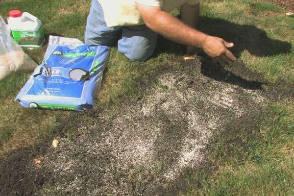 make a flat lawn in the country