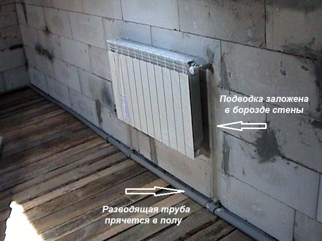 Свързване на радиатори към магистралата